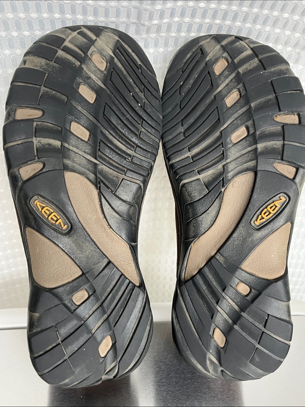 KEEN Presidio Cascade Shitake Leather Comfort Shoes Womens 9 Brown Lace Up - Picture 7 of 11